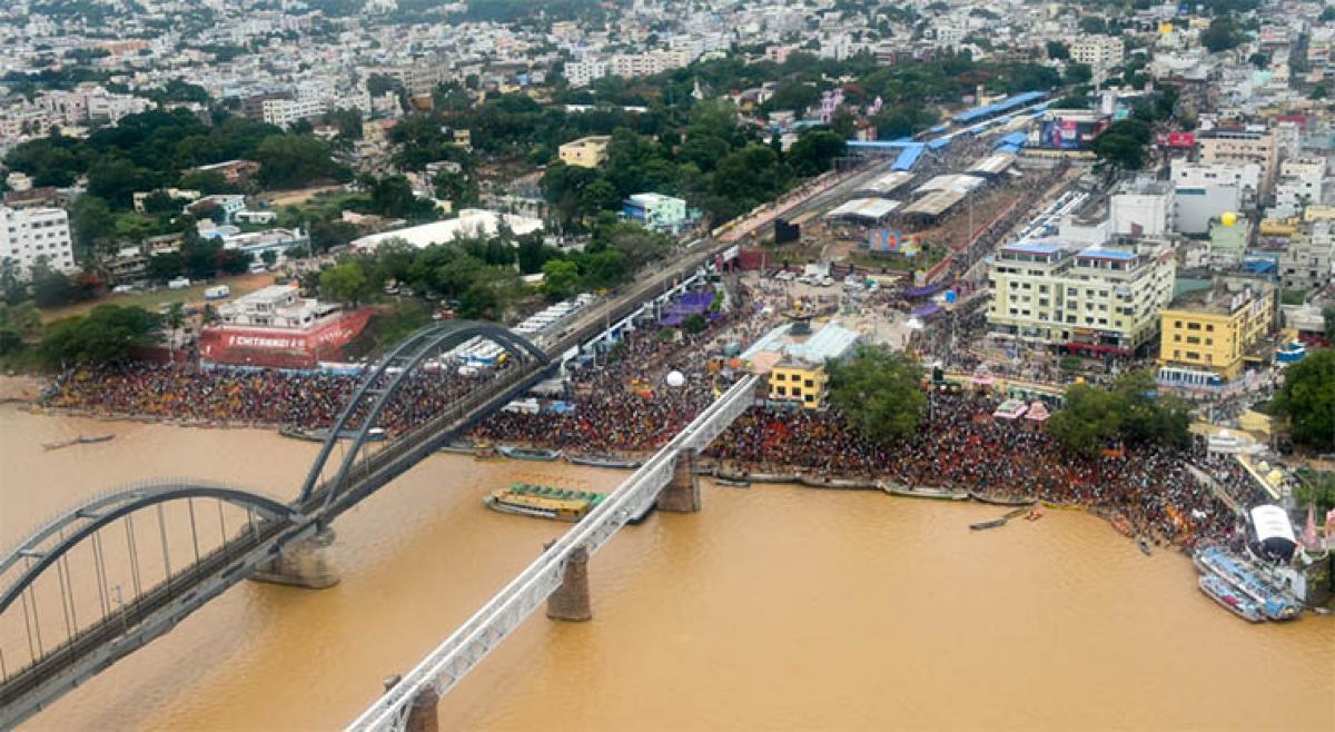 Pilgrims touch 1.2 crore mark in West Godavari